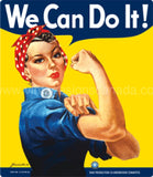 We Can Do It Tin Sign