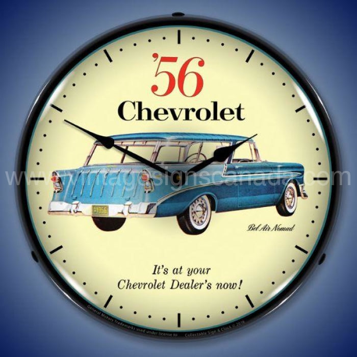1956 Chevrolet Nomad Led Clock