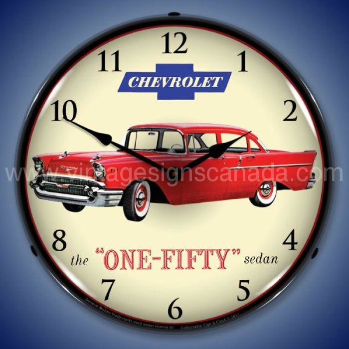 1957 Chevrolet 150 Led Clock