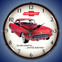 1957 Corvette W/Fuel Injection Led Clock