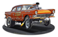 1957 Ford Gasser Vintage Sign-18X11 Metal Sign