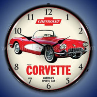 1959 Chevrolet Corvette Led Clock