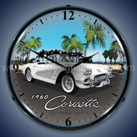 1960 Corvette Led Clock