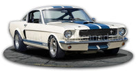 1965 Mustang Gt 350 Vintage Metal Sign-18X8 Metal Sign