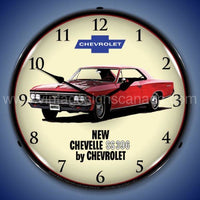 1966 Chevelle Ss 396 Led Clock