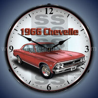 1966 Chevelle Ss Led Clock