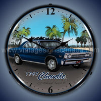 1967 Chevelle Led Clock