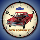 1967 Chevrolet Pickup Led Clock
