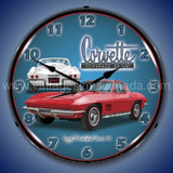 1967 Corvette Stingray Led Clock
