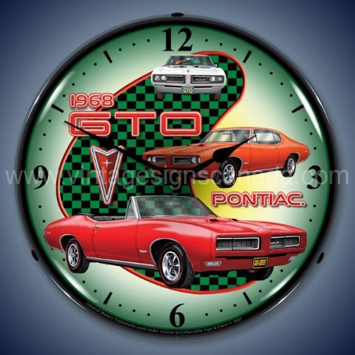1968 Pontiac Gto Led Clock