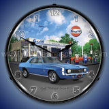 1969 Rs Ss Camaro Gulf Led Clock