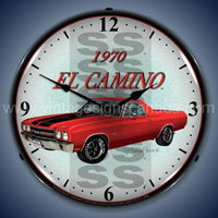 1970 El Camino Led Clock