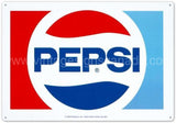 1970 Pepsi Logo Tin Sign-17X11 Sign