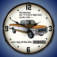 1971 Chevrolet Truck Led Clock