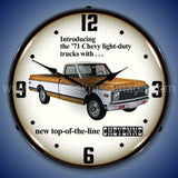 1971 Chevrolet Truck Led Clock