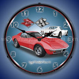 1971 Corvette Stingray Led Clock