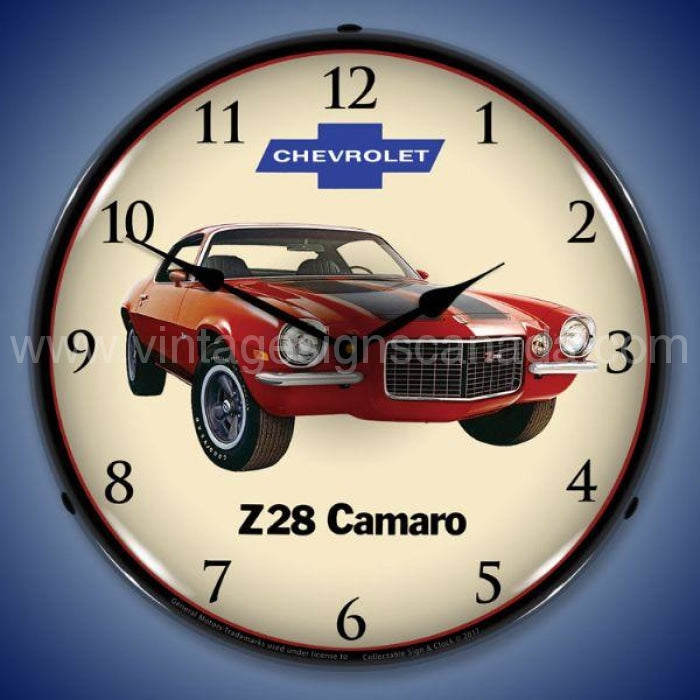 1972 Z28 Camaro Led Clock