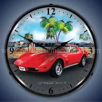 1973 Corvette Led Clock