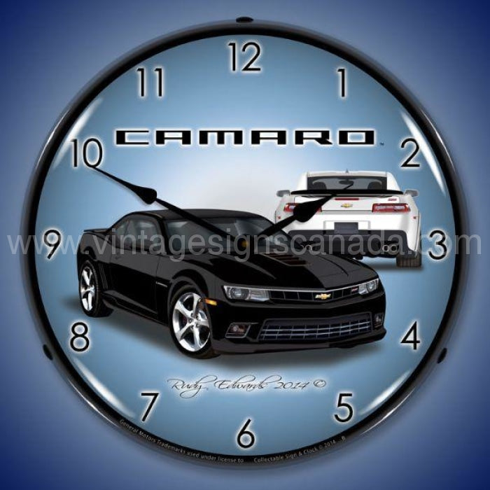 2014 Ss Camaro Black Led Clock
