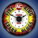 Ac Fire Ring Led Clock