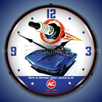 Ac Spark Plug Shark Led Clock