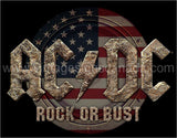 Ac/Dc Rock Or Bust Tin Sign-16X12 Sign