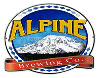 Alpine Brewing Metal Sign-15X12 Metal Sign