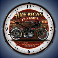 American Classic Bike Led Clock