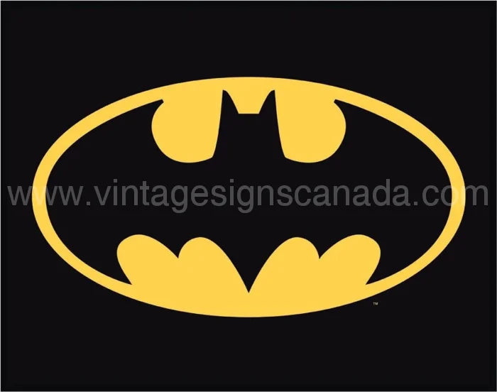 Batman Logo Tin Sign-16X12 Sign
