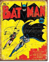 Batman No.1 Cover Tin Sign-12X16 Sign