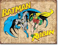 Batman & Robin Vintage Tin Sign-16X12 Sign