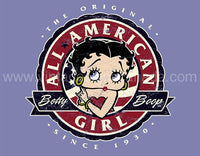 Betty Boop-All American Girl Tin Sign-16X12 Sign