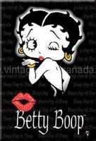 Betty Boop Kiss Magnet - Vintage Signs Canada