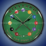 Billiards Led Clock