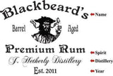 Blackbeard Distillery Custom Quarter Barrel Sign - Vintage Signs Canada