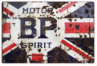 Bp Motor Oil Gas Station Sign Tin