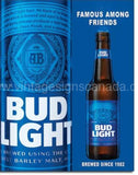Bud Light Famous Among Friends Tin Sign-12X16 Sign