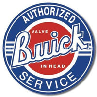 Buick Service Round Tin Sign - Vintage Signs Canada