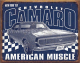 Camaro 1967 Muscle Car Tin Sign-16X12 Sign