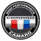 Camaro High Performance Round Metal Sign-14 Tin Sign