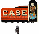 Case Agency Laser Cut Out Metal Key Holder-12X8 Metal Sign