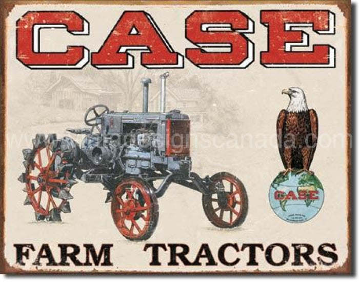 Case Tractor-Cc High Tin Sign-16X12 Sign