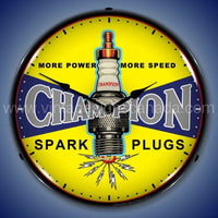 Champion Spark Plugs Vintage Led Clock