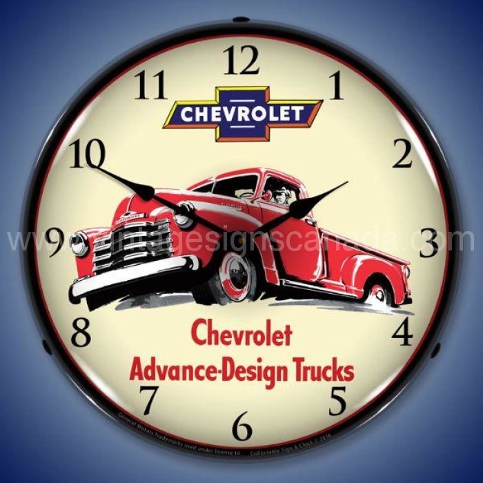 Chevrolet Trucks Advanced Led Clock