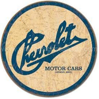 Chevy Historic Logo Tin Sign - Vintage Signs Canada