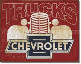 Chevy Trucks-40S Tin Sign-16X12 Sign