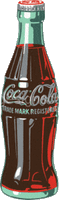 Tin Sign - Coke Bottle Embossed Die-Cut Tin Sign