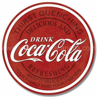 Coke-Family & Friends Tin Sign