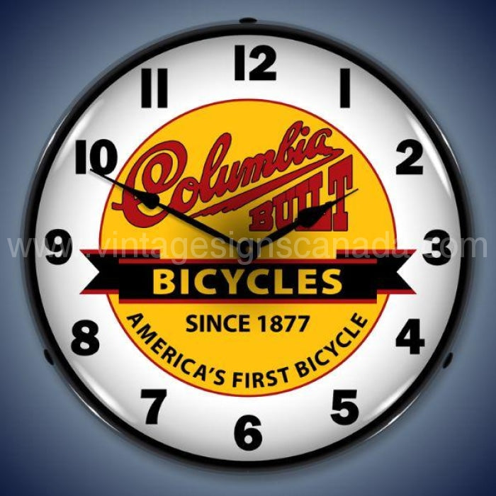 Columbus Bikes Led Clock