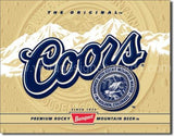 Coors Tin Sign - Vintage Signs Canada